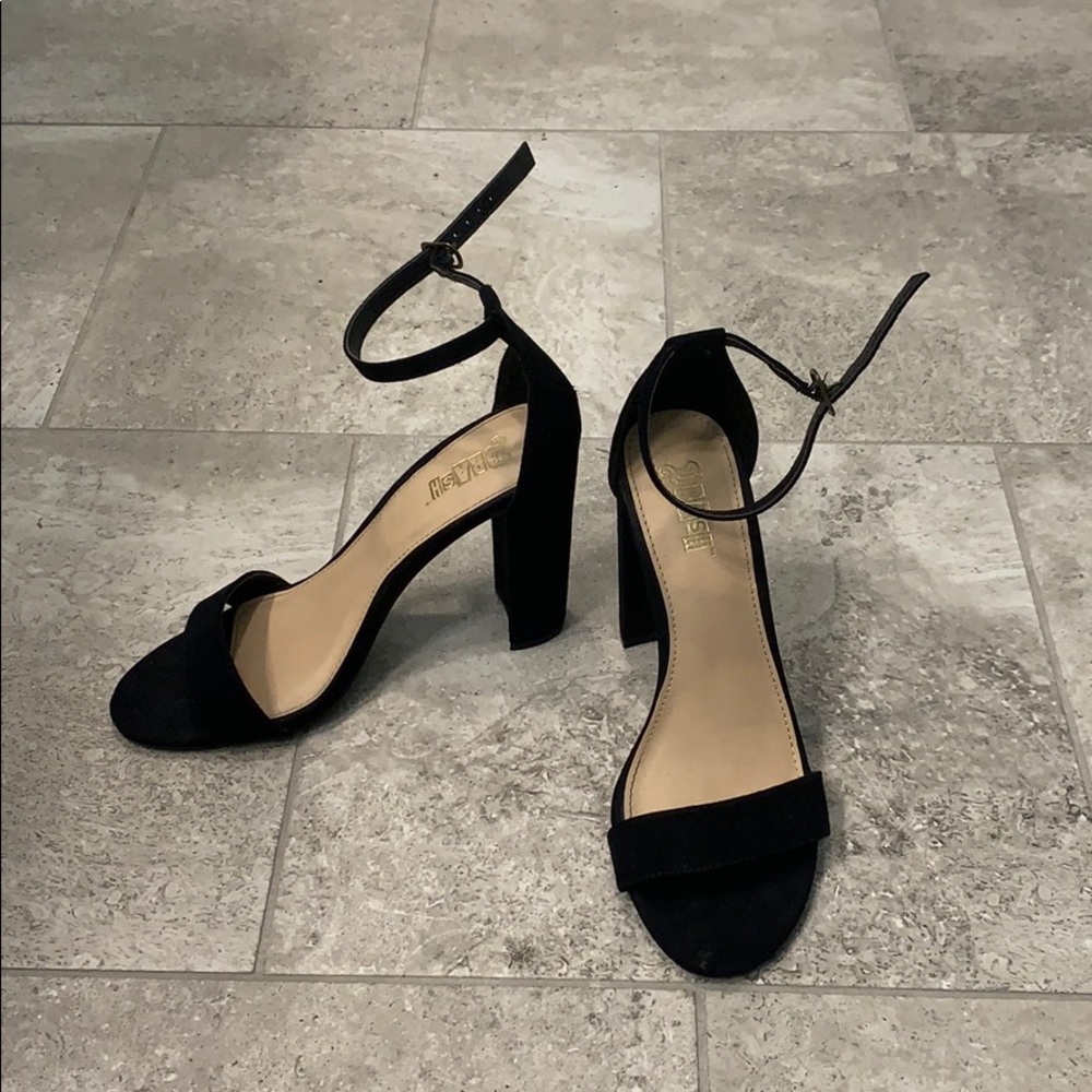 Black heels